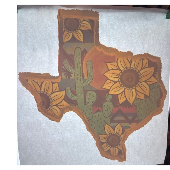 Bundle Of Texas Heat Transfers New Gift Crafting Texas Vibes Graphics Tee TShirt - Picture 2 of 10